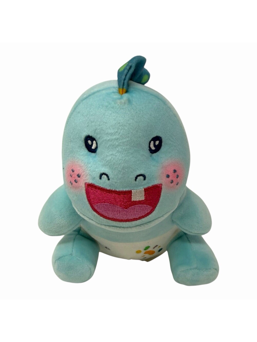 Moriah Elizabeth Pickle the Dinosaur Plush Blue Stuffed Animal Toy Diaper